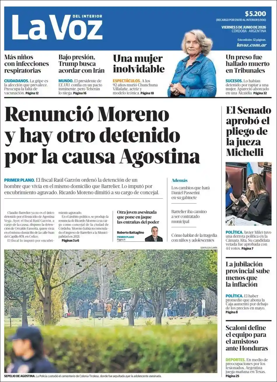 Evolucion Streaming | FM LÍDER  - Tapa del diario La Voz
